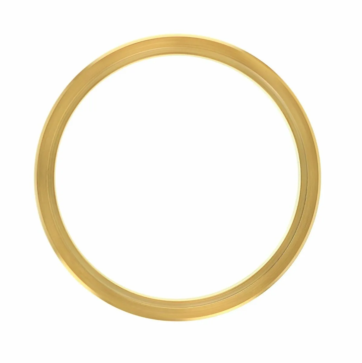 PLAIN SMOOTH BEZEL FOR VINTAGE 34MM ROLEX AIRKING DATE 1500 1505 DOMED GOLD