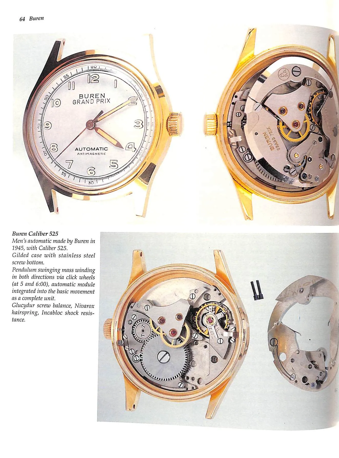 "Automatic Wristwatches From Switzerland" 1994 HAMPEL, Heinz