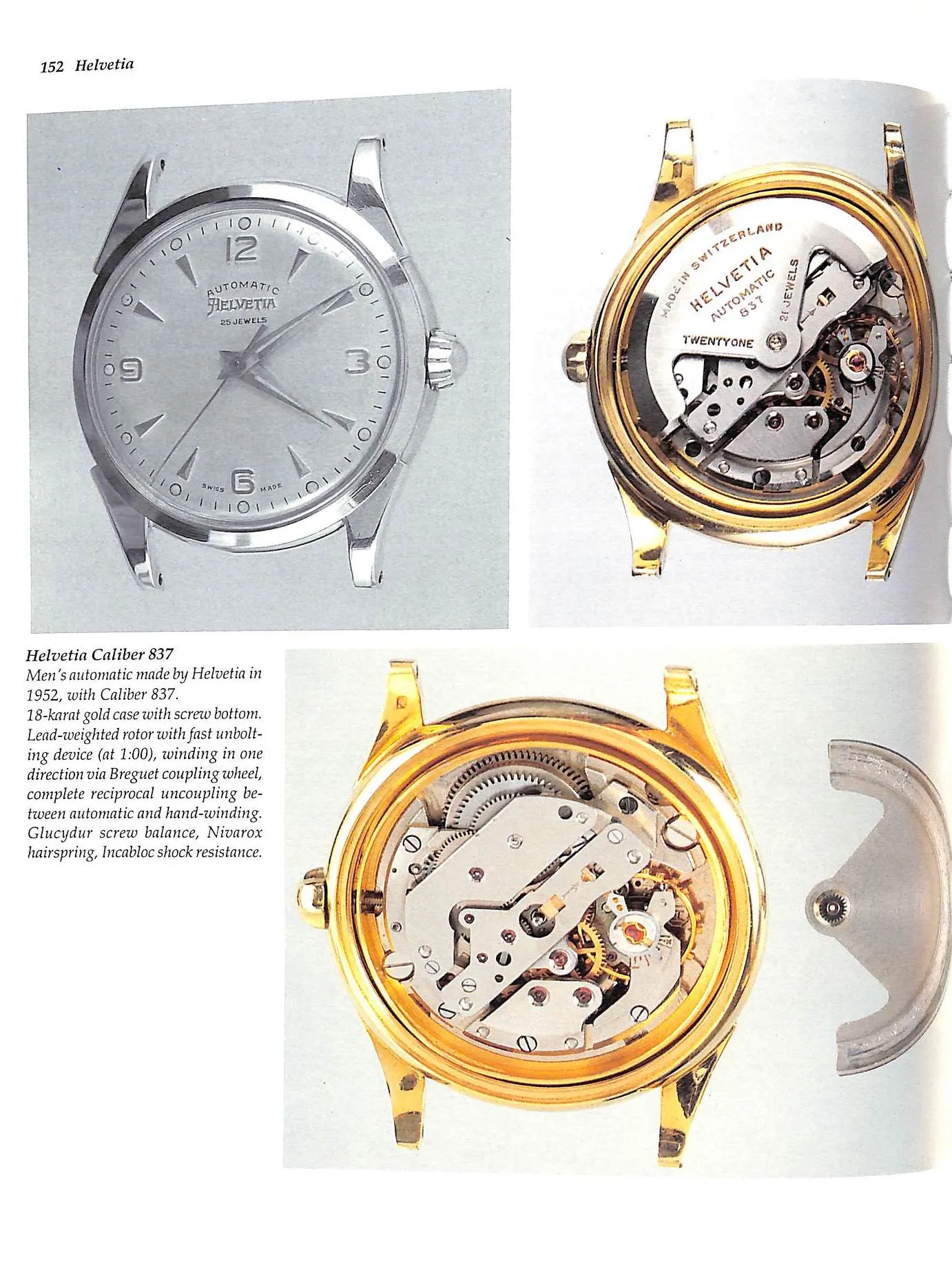 "Automatic Wristwatches From Switzerland" 1994 HAMPEL, Heinz