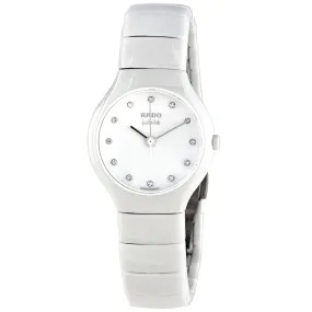 Rado True Quartz Diamond White Dial Ladies Watch R27696762