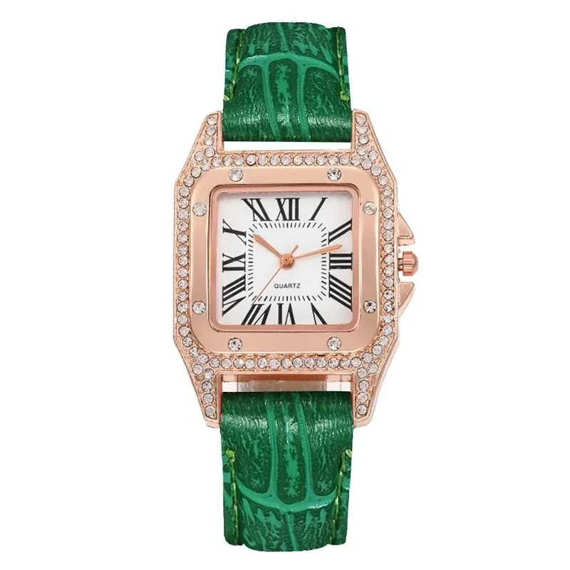 Retro Letter Buckle Quartz Women's Watches