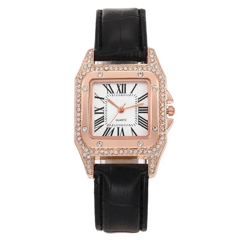 Retro Letter Buckle Quartz Women's Watches