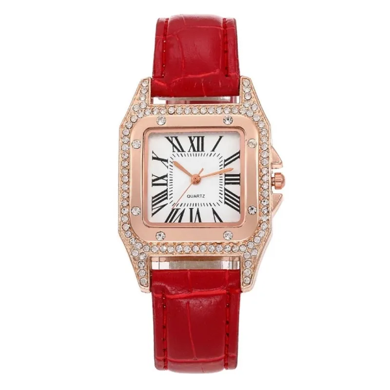 Retro Letter Buckle Quartz Women's Watches