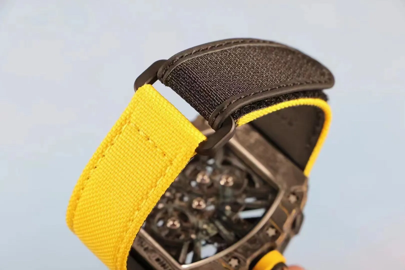 Richard Mille Replica 12-01 Real Tourbillon Real Carbon Movement Swiss Clone