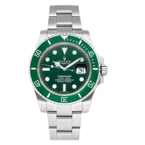 Rolex 116610LV Green Dial , The Hulk (2015)