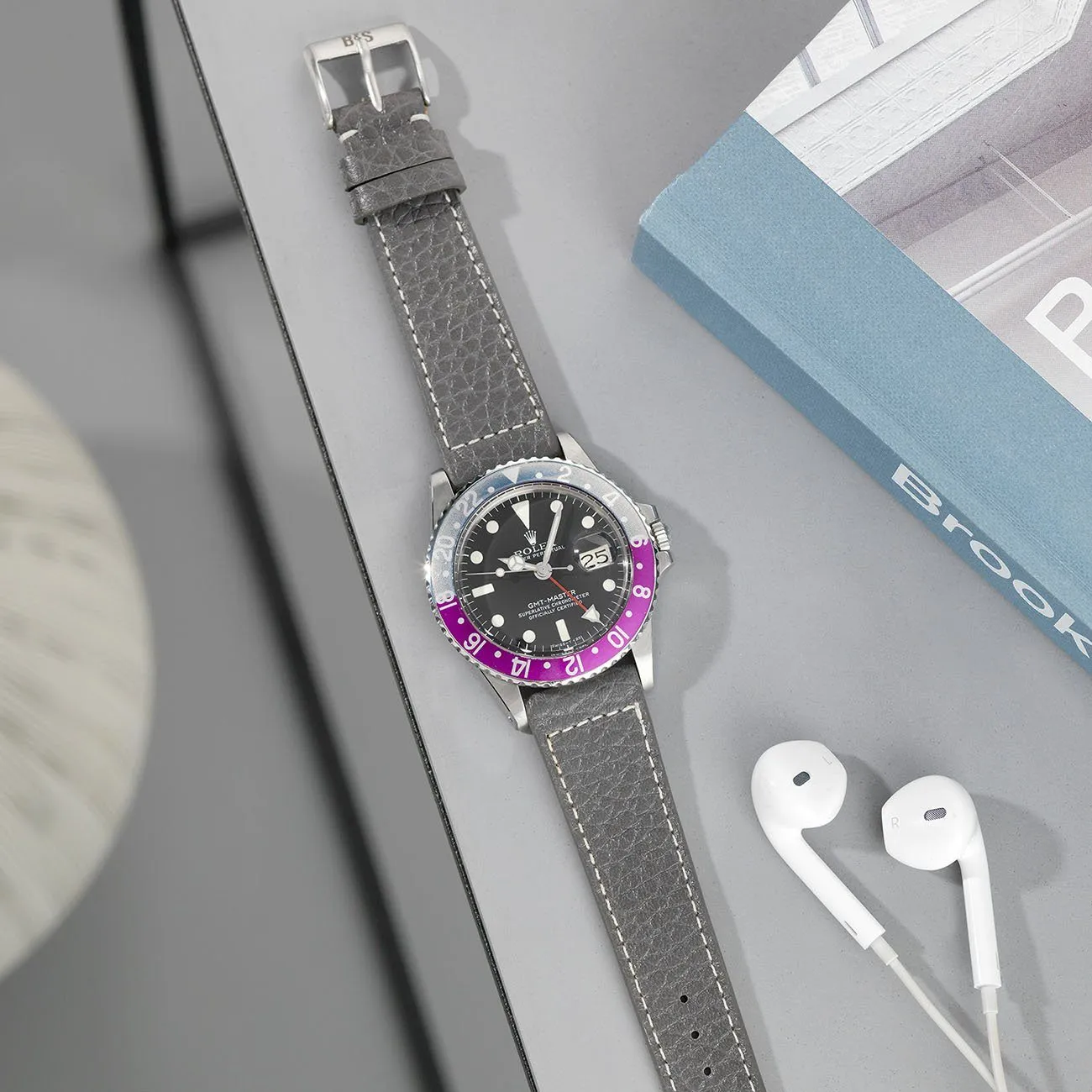 Rolex 1675 Fuchsia GMT Master Mk5 Maxi Dial Pink Lady
