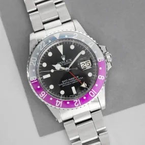 Rolex 1675 Fuchsia GMT Master Mk5 Maxi Dial Pink Lady