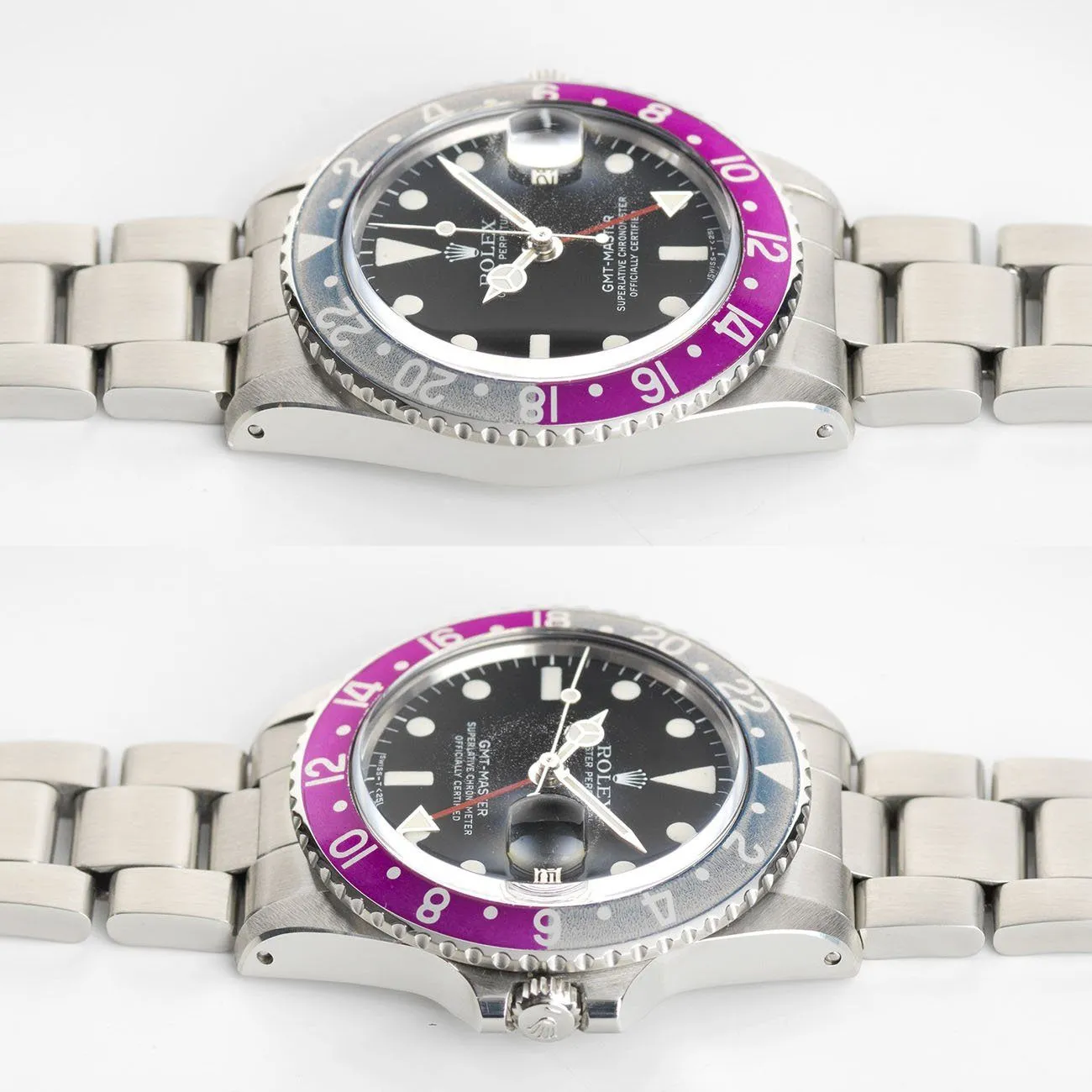 Rolex 1675 Fuchsia GMT Master Mk5 Maxi Dial Pink Lady