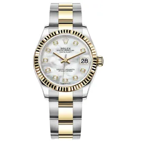  Diamond Dial Stainless Steel Timepieces