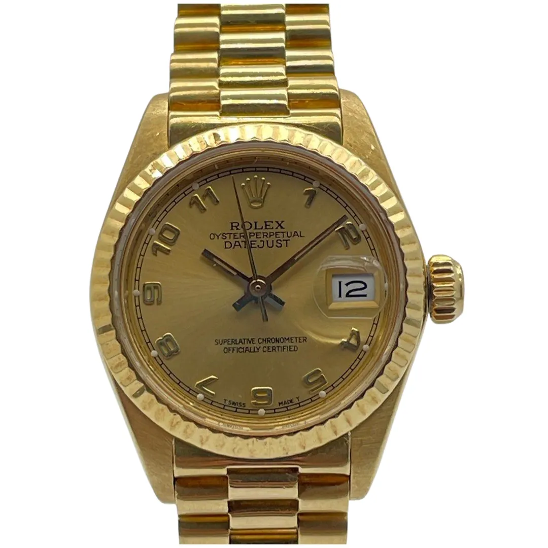 Rolex 6917/8 26mm 18k Yellow Gold Automatic Watch