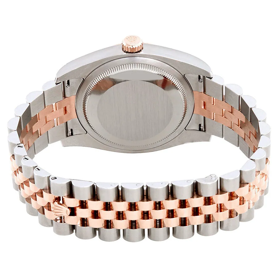 Rolex Datejust 36 Brown Floral Dial Steel and 18K Everose Gold Ladies Watch 116201BRFDAJ