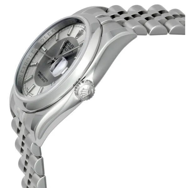Rolex Datejust 36 Silver Dial Stainless Steel Jubilee Bracelet Automatic Men's Watch 116200SRSJ
