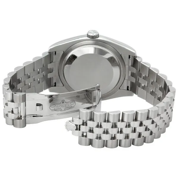 Rolex Datejust 36 Silver Dial Stainless Steel Jubilee Bracelet Automatic Men's Watch 116200SRSJ