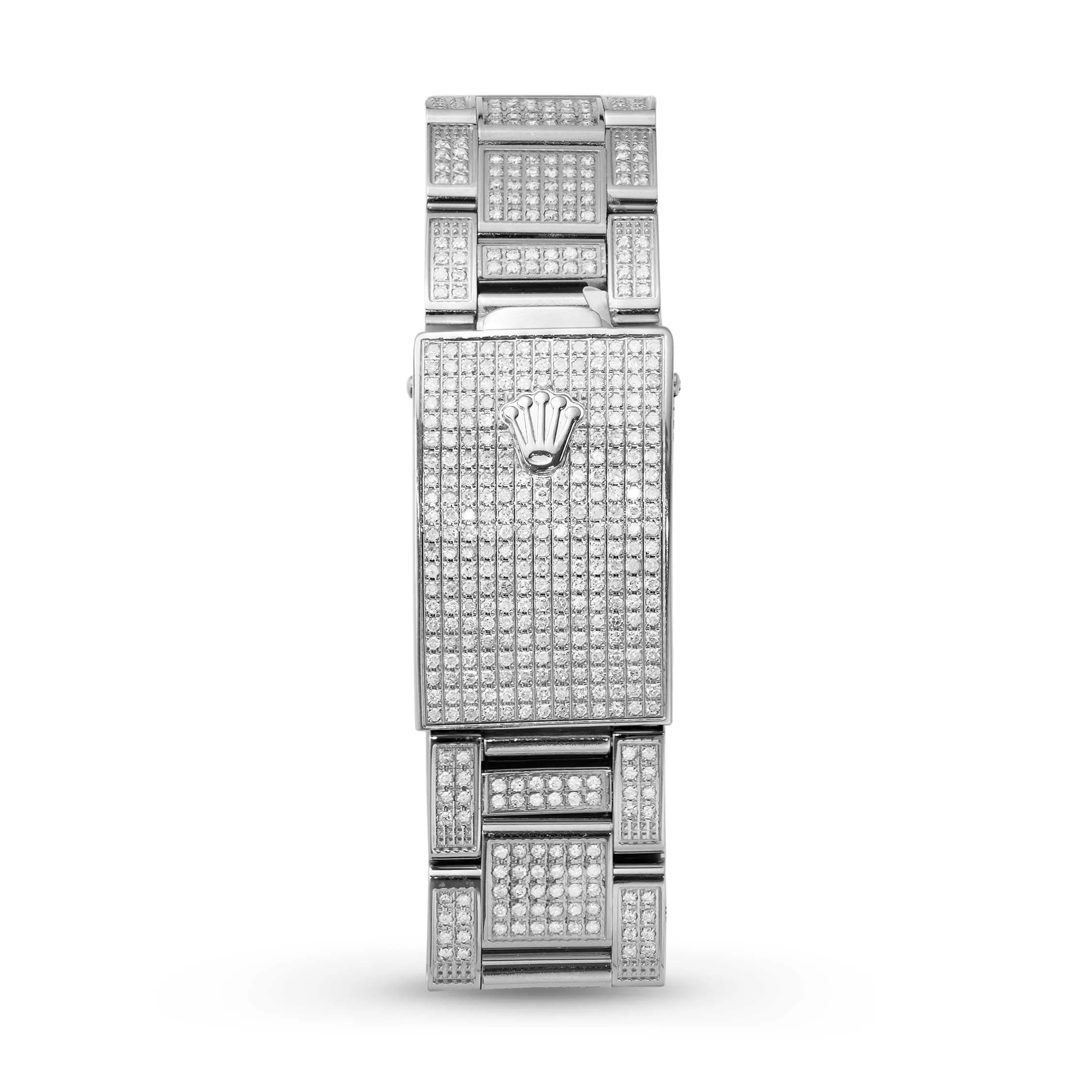 Rolex Datejust Diamond Bezel Watch 36mm Blue Roman Dial | 11ct