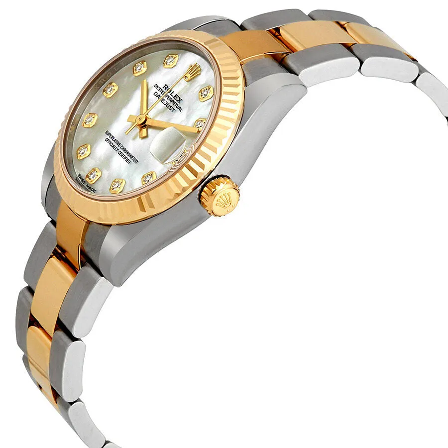 Rolex Datejust Lady 31 Mother of Pearl Dial Stainless Steel and 18K Yellow Gold Oyster Bracelet Automatic Watch 178273MDO