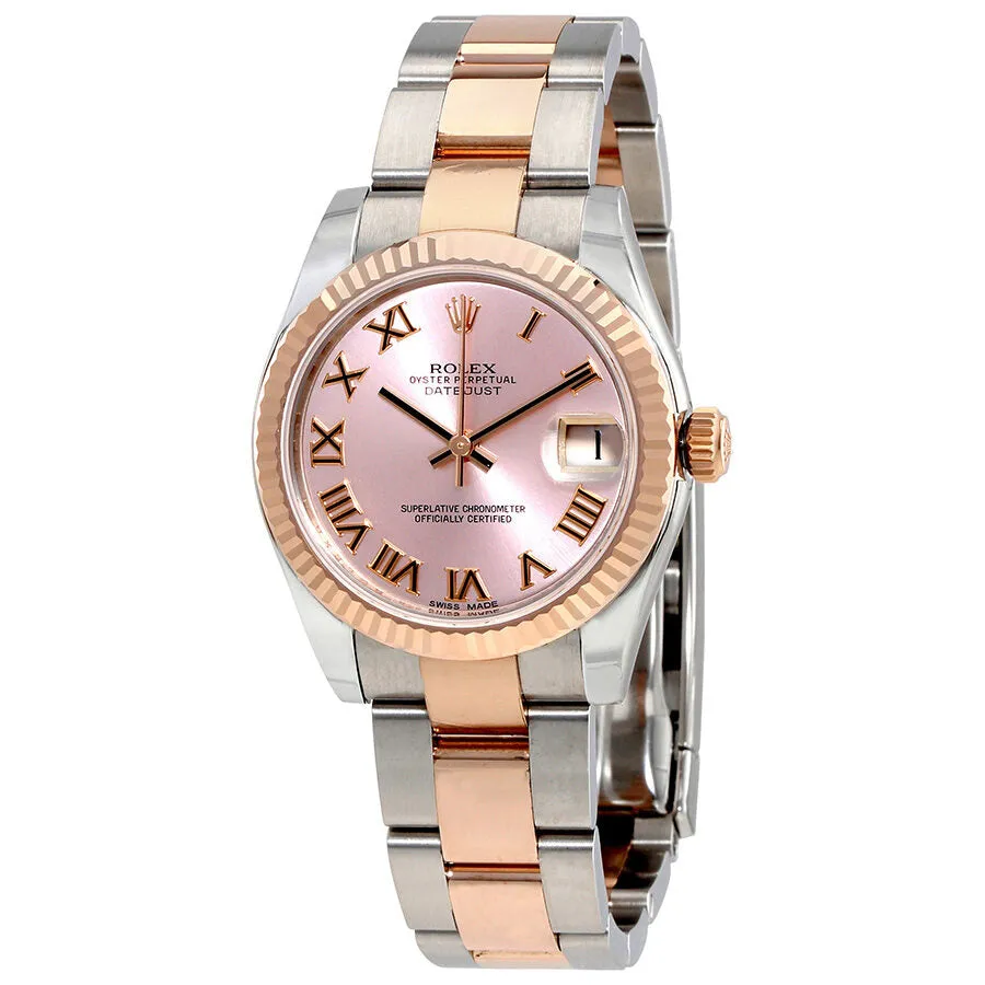 Rolex Datejust Lady 31 Pink Dial Stainless Steel and 18K Everose Gold Oyster Bracelet Automatic Watch 178271PRO