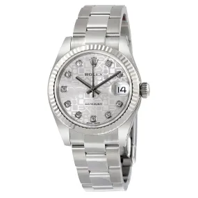 Rolex Datejust Lady 31 Silver Dial Stainless Steel Oyster Bracelet Automatic Watch 178274SJDO