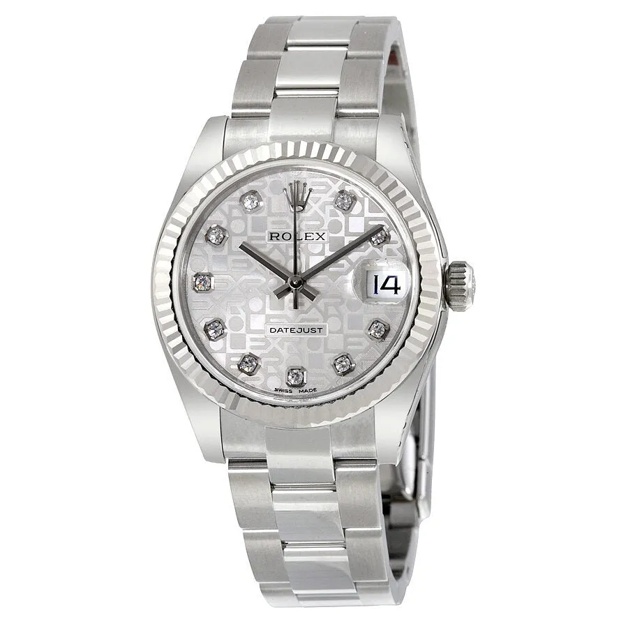 Rolex Datejust Lady 31 Silver Dial Stainless Steel Oyster Bracelet Automatic Watch 178274SJDO