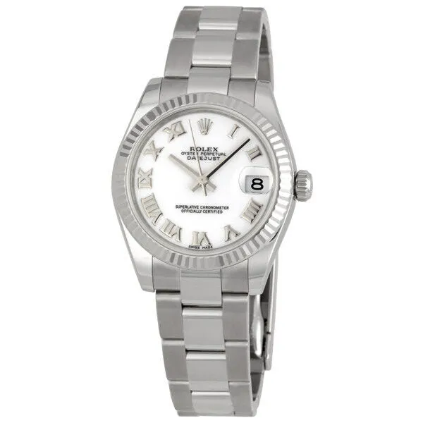 Rolex Datejust Lady 31 White Dial Stainless Steel Oyster Bracelet Automatic Watch 178274WRO