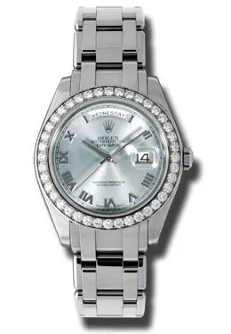 Rolex Day-Date Ice Blue Dial Platinum Automatic Men's Watch 18946IBLRPM