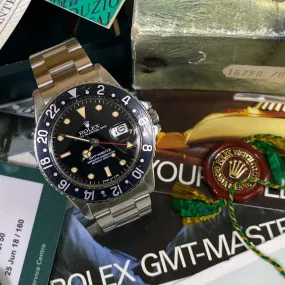 Rolex GMT Master 16750 Black (1986)