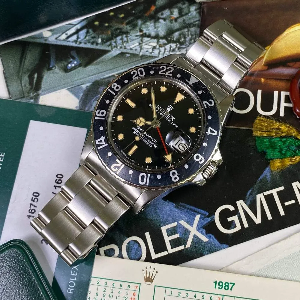 Rolex GMT Master 16750 Black (1986)