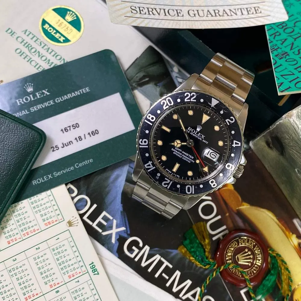 Rolex GMT Master 16750 Black (1986)