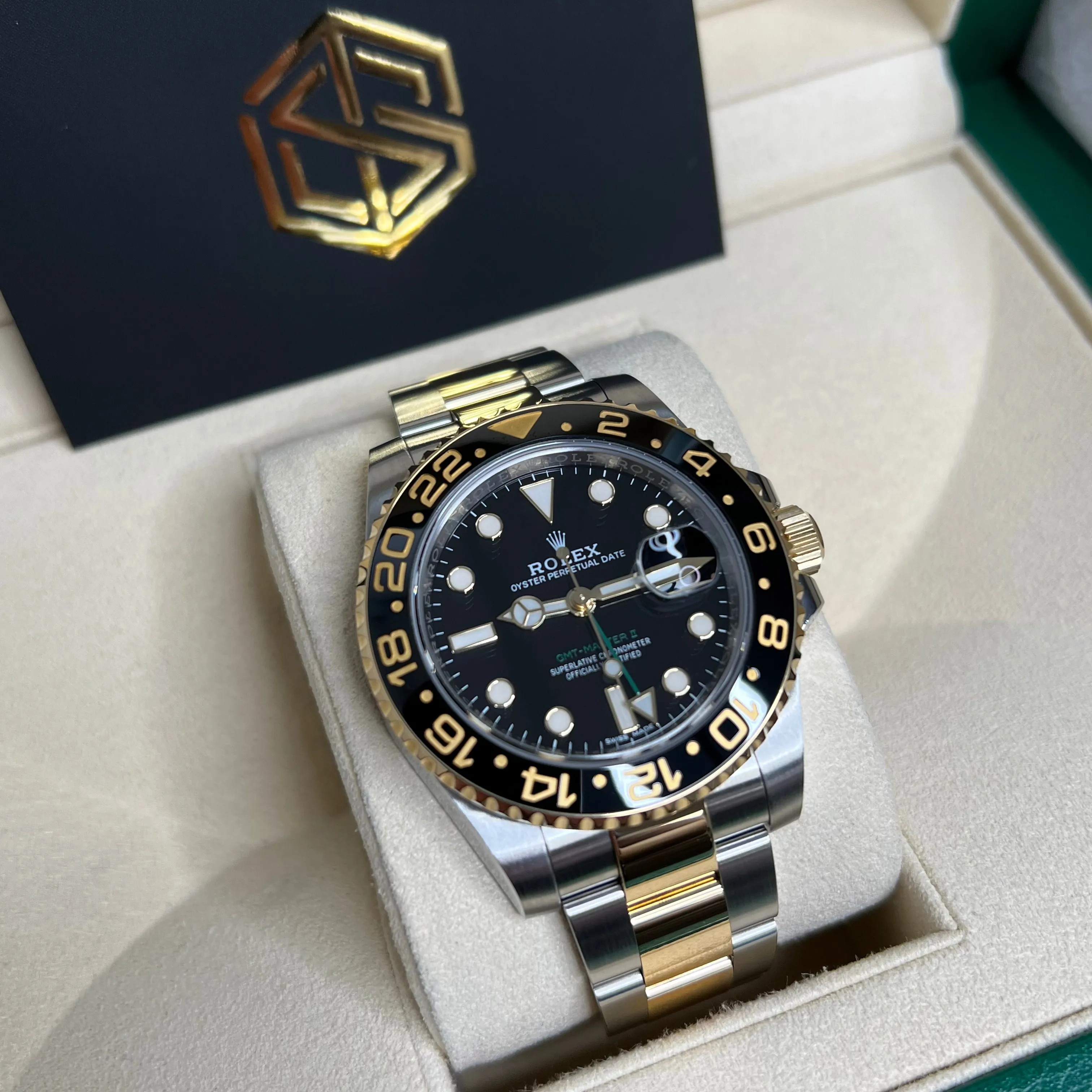 Rolex GMT-Master II 116713LN Bi-Metal Black Dial 2018 Full Set Watch