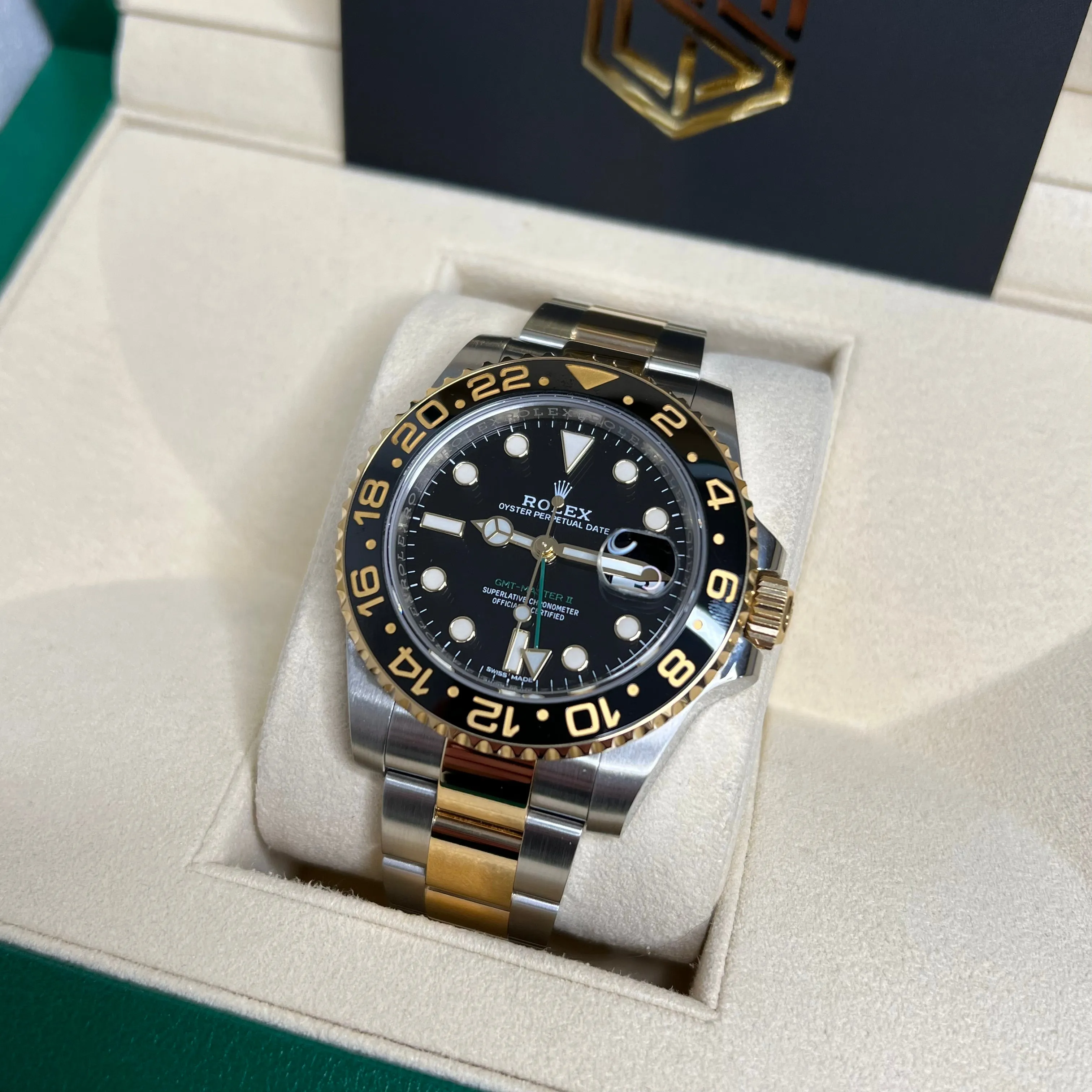 Rolex GMT-Master II 116713LN Bi-Metal Black Dial 2018 Full Set Watch