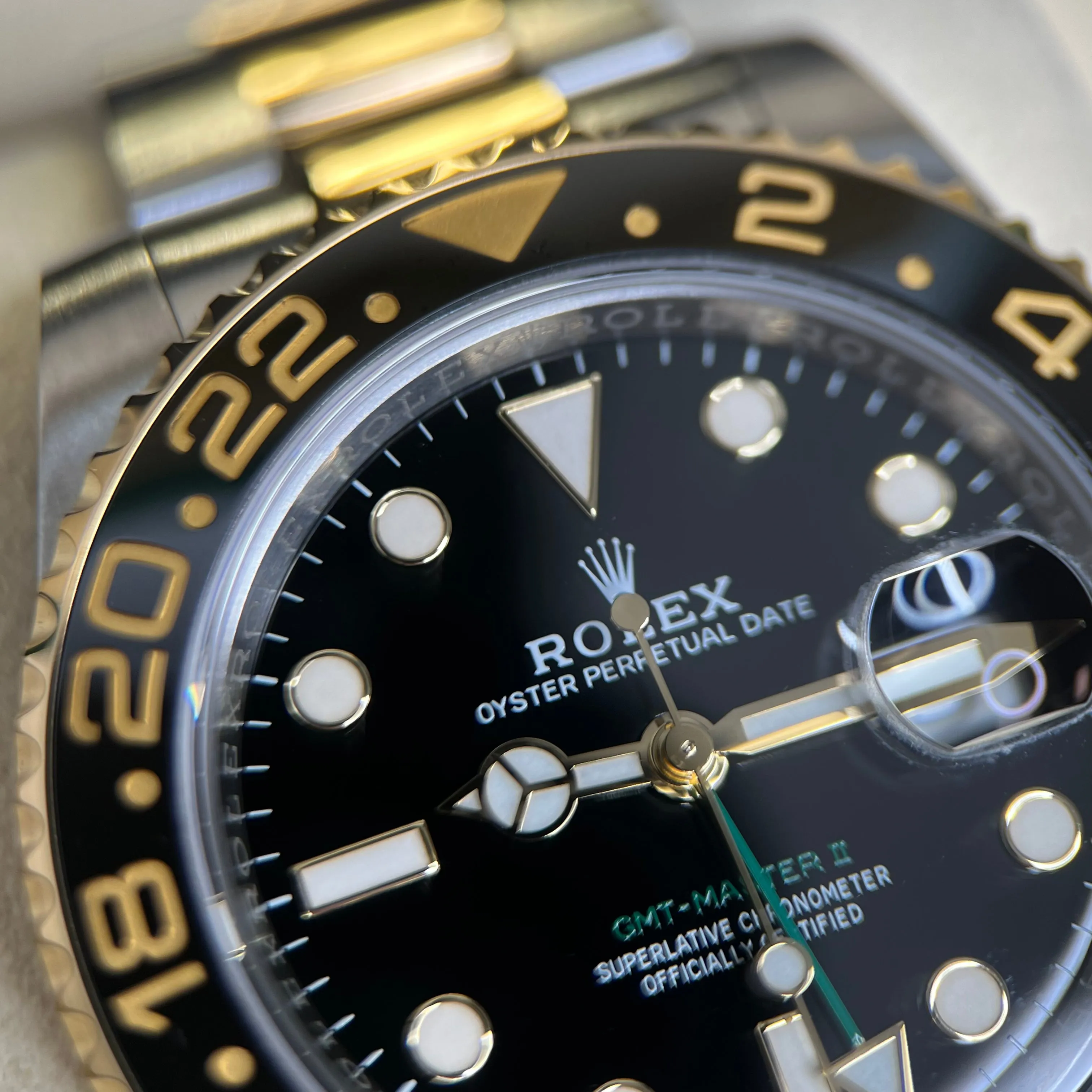 Rolex GMT-Master II 116713LN Bi-Metal Black Dial 2018 Full Set Watch