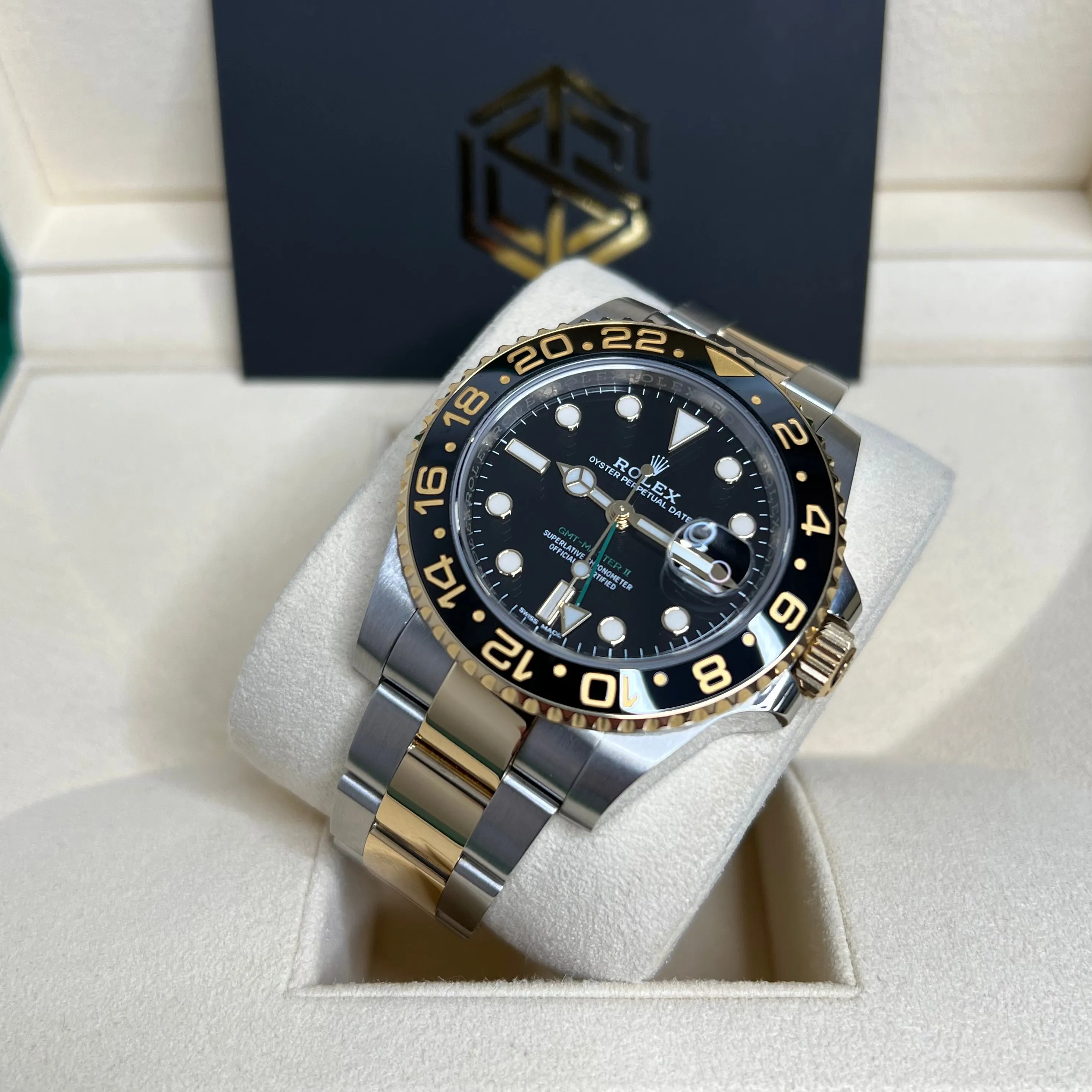 Rolex GMT-Master II 116713LN Bi-Metal Black Dial 2018 Full Set Watch
