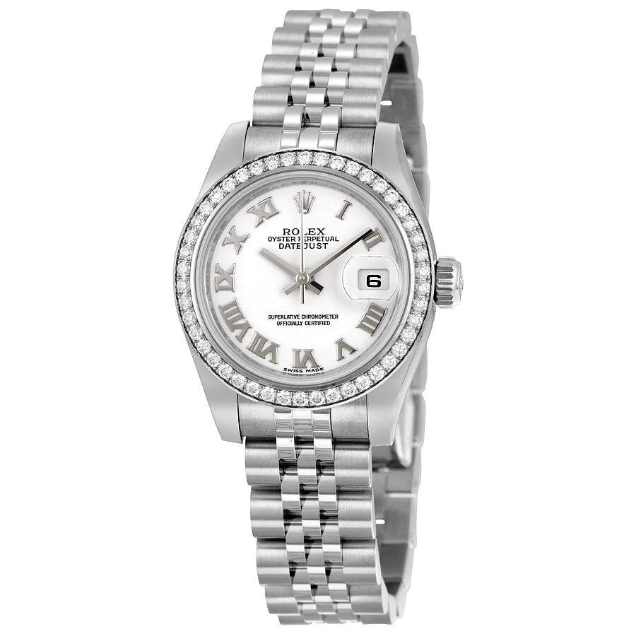 Rolex Lady Datejust 26 White Dial Stainless Steel Jubilee Bracelet Automatic Watch 179384WRJ