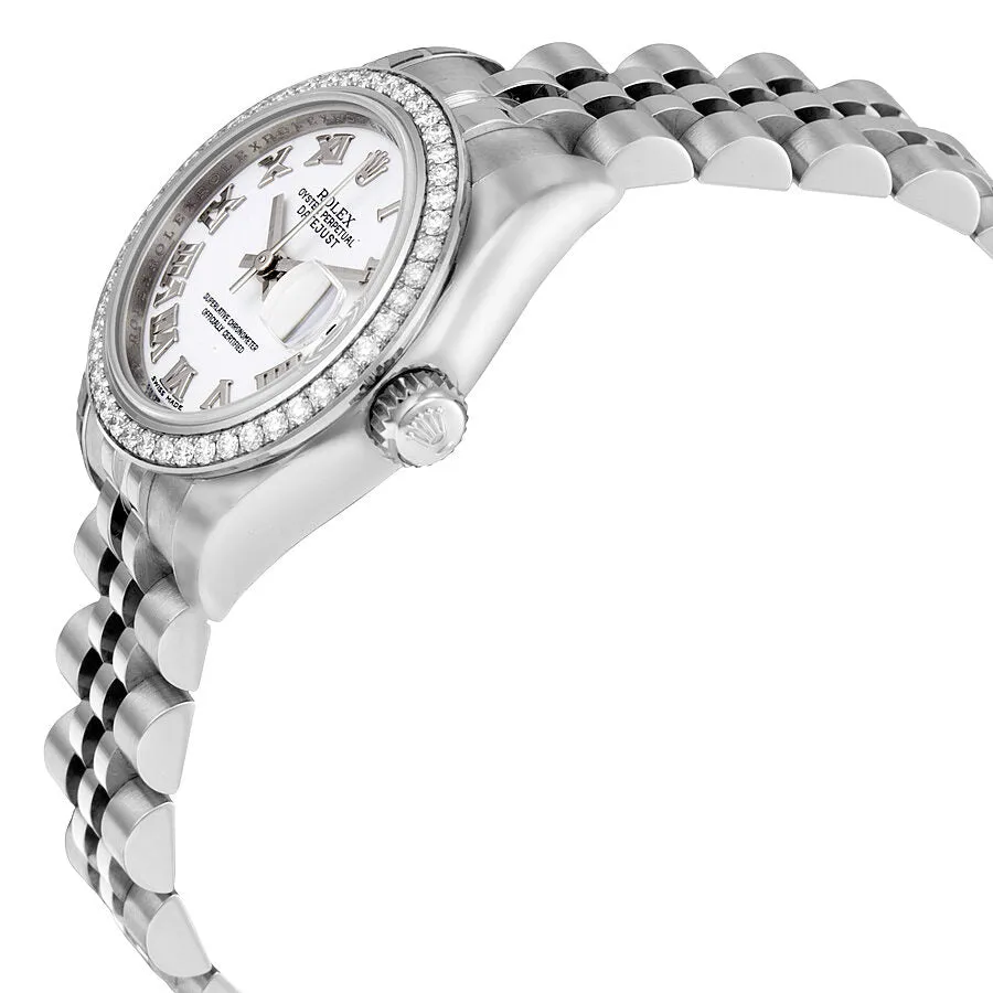 Rolex Lady Datejust 26 White Dial Stainless Steel Jubilee Bracelet Automatic Watch 179384WRJ