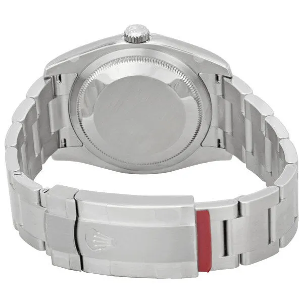 Rolex Oyster Perpetual 36 mm Silver Concentric Dial Stainless Steel Bracelet Automatic Men's Watch 116034SCAO