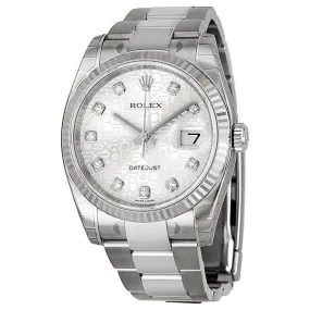 Rolex Oyster Perpetual 36 mm Silver Dial Stainless Steel Bracelet Automatic Ladies Watch 116234SJDO
