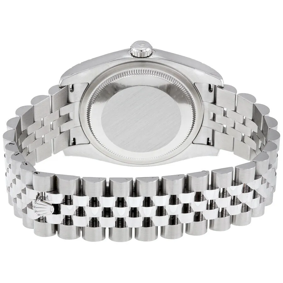 Rolex Oyster Perpetual 36 mm White Dial Stainless Steel Jubilee Bracelet Automatic Men's Watch 116234WRJ