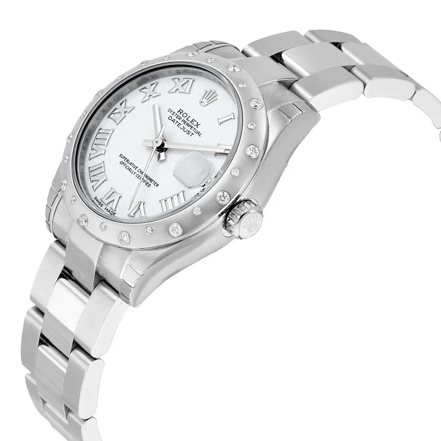 Rolex Oyster Perpetual Datejust 31 white Dial Stainless Steel Bracelet Automatic Ladies Watch 178344WRO