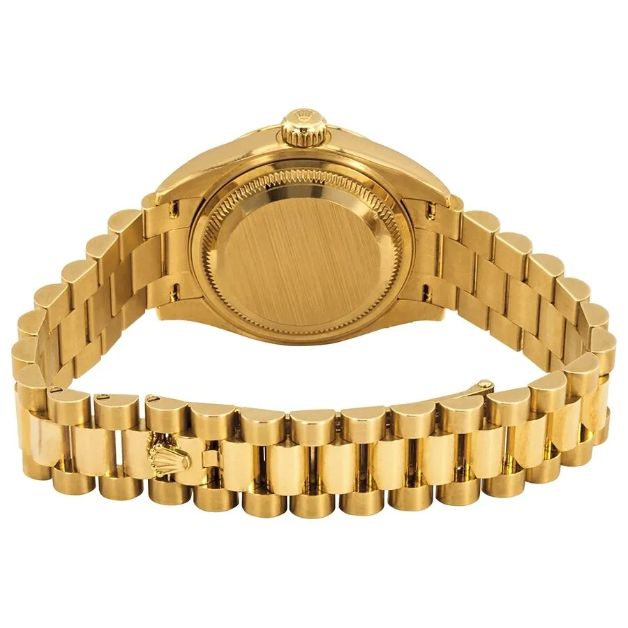 Rolex Oyster Perpetual Datejust Champagne Dial 18 Carat Yellow Gold President Automatic Men's Watch 279178CSP