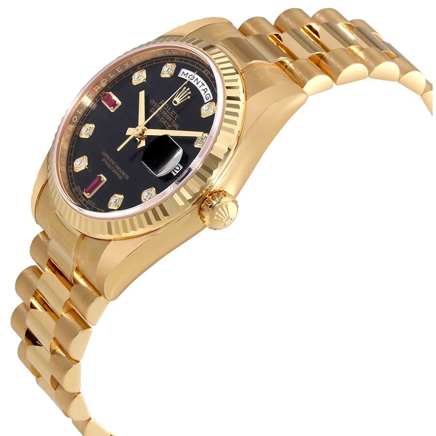 Rolex Oyster Perpetual Day-Date Automatic Men's 18 Carat Yellow Gold President Watch 118238BKDRP