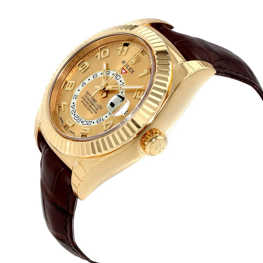 Rolex Sky Dweller Automatic Champagne Dial Men's Watch CAL 326138
