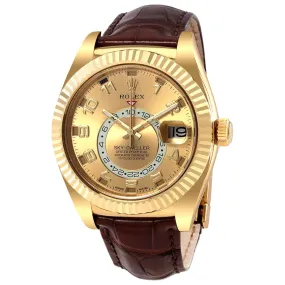 Rolex Sky Dweller Automatic Champagne Dial Men's Watch CAL 326138