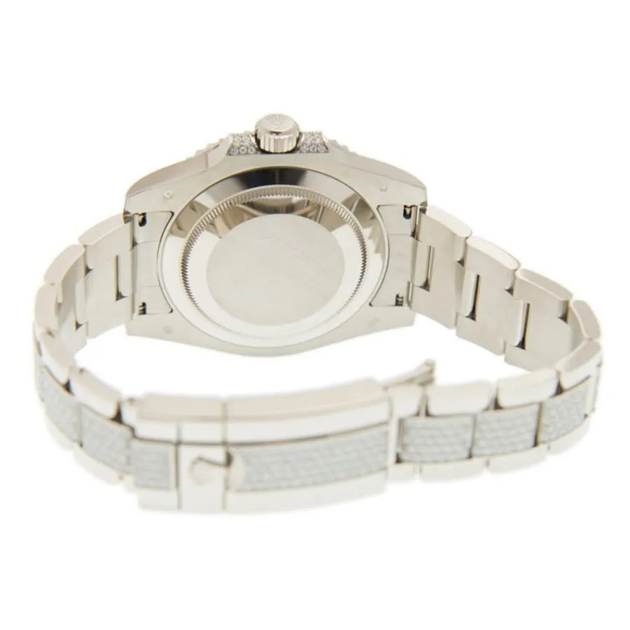 Rolex Submariner Diamond Silver-tone Dial Men's Watch 116659SABR