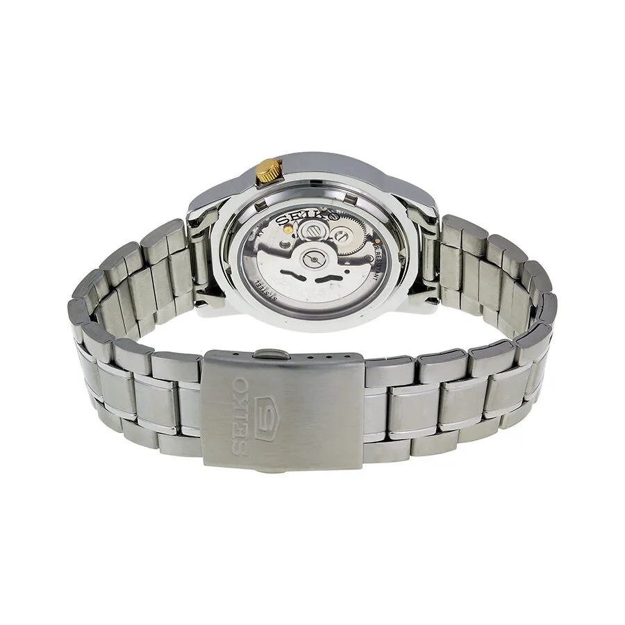 Seiko 5 Automatic Gold Dial Stainless Steel Men's Watch SNKK29