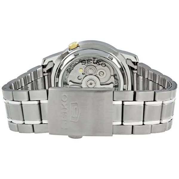 Seiko 5 Automatic Stainless Steel White Dial Men's Watch SNKK07