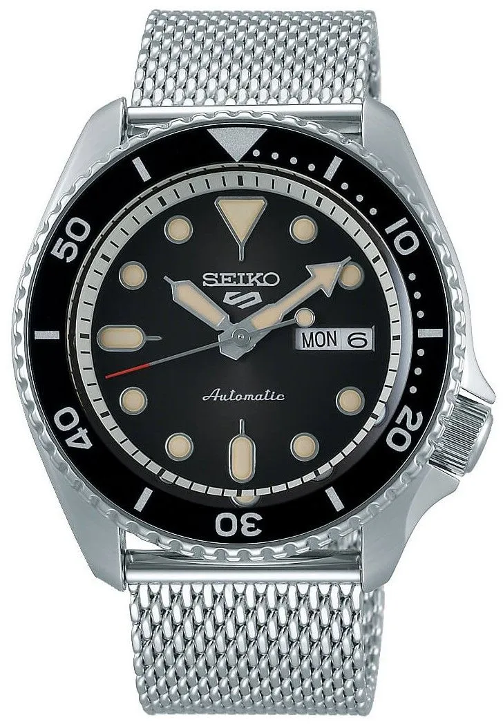 Seiko 5 Sports Gents Automatic Black Watch
