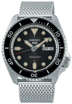 Seiko 5 Sports Gents Automatic Black Watch