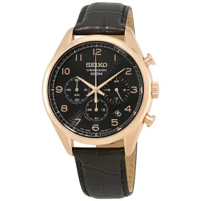 Seiko Chronograph Black Dial Men's Watch SSB296P1