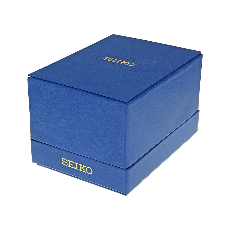 Seiko Chronograph Metallic Blue Dial Stainless Steel Men's Watch SPC081