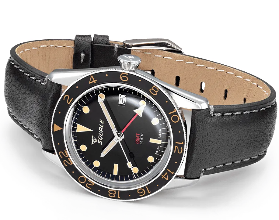 SQL Watch Sub-39 GMT Vintage Leather D