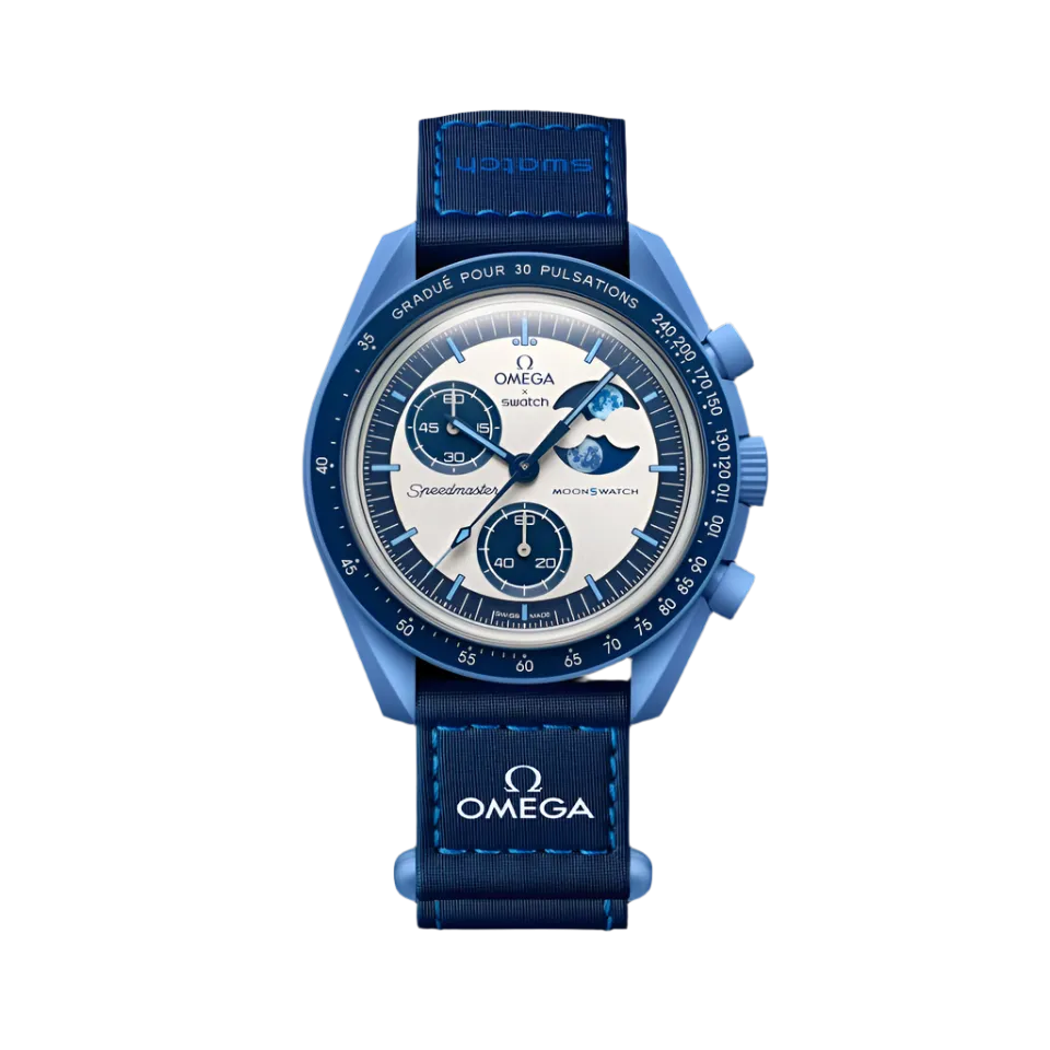 Swatch x Omega Bioceramic "Mission To The Super Blue Moonphase"